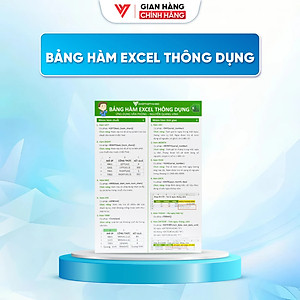 Bảng Tóm Tắt Hàm Excel Thông Dụng  - Ứng Dụng Văn Phòng - Tác giả Nguyễn Quang Vinh