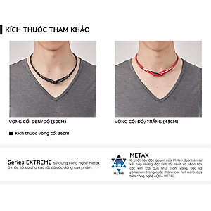 Vòng cổ Phiten Rakuwa extreme cross TG782052/TG782053/TG782152/TG782153