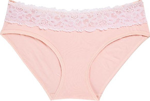 Combo 4 Quần Lót Modal Lưng Ren Active Miley Lingerie Màu Đen, Da, Trắng & Hồng FDS0174-0274-0974-1274