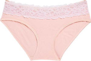 Combo 4 Quần Lót Modal Lưng Ren Active Miley Lingerie Màu Đen, Da, Trắng & Hồng FDS0174-0274-0974-1274