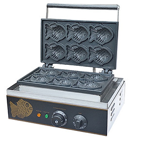 Máy Làm Bánh Cá Công Nghiệp 6 khay - Máy Nướng Bánh Cá size lớn hàng chính hãng