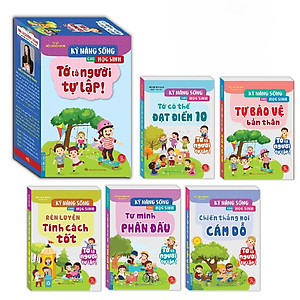 Combo hộp kỹ năng sống cho học sinh - Tớ là người tự lập (Trọn bộ 5 cuốn)