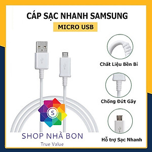 Dây Cáp Sạc MicroUSB Dành Cho Samsung