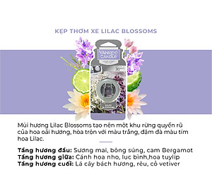 Kẹp thơm xe Yankee Candle - Lilac Blossoms