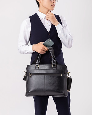 Cặp công sở Trita ( Thời trang nam đa năng - Cặp da TCA12 )