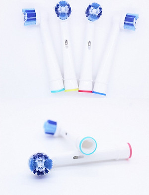 Cho máy Oral B Braun, bộ 4 Đầu Bàn Chải đánh răng điện thay thế MIHOCO EB20-P New  , làm sạch mảng bám, chăm sóc nướu