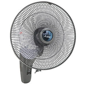 Quạt Treo Tường MITSUBISHI W16-RV CY-GY - Xám Đậm - Hàng Chính Hãng