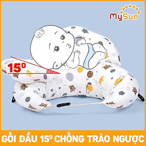 Đệm gối chữ C chống trào ngược dạ dày cho trẻ sơ sinh nằm ngủ, bé con bú, tựa lưng cho bà bầu.