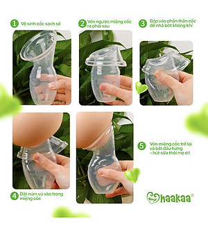 Cốc hứng sữa Gen.2 Haakaa - Chất liệu silicone cao cấp, mềm mại - Không chứa BPA, PVC và phthalate