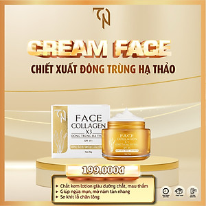 Kem Face Ngày Và Đêm Đông Trùng Hạ Thảo Collagen x3 Mỹ Phẩm Đông Anh Chính Hãng 15g Dưỡng Ẩm Trắng Da Ngăn Ngừa Lão Hóa