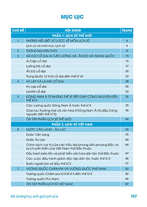 Sách Bồi dưỡng học sinh giỏi Lịch Sử 6 Theo chương trình mới - ndbooks
