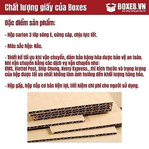 13x10x4 Combo 50 hộp Carton đóng gói hàng giá tại xưởng