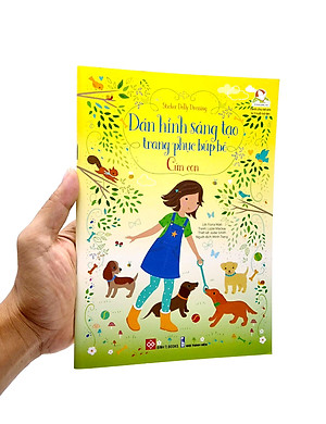 Sách Sticker Dolly Dressing - Dán Hình Sáng Tạo Trang Phục Búp Bê - Cún Con