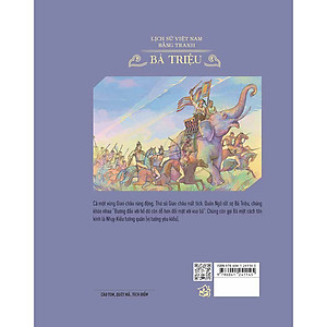 Sách Lịch sử Việt Nam bằng tranh: Bà Triệu (Bản màu, Bìa cứng)