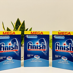 Viên rửa bát Finish Classic - 120 viên / hộp