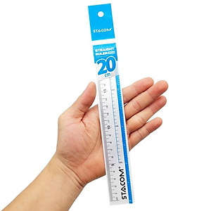 Thước Nhựa Dẻo 20 cm - Stacom SR220