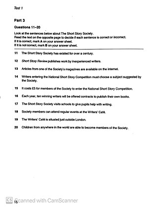 Cambridge Preliminary English Test 5 Student's Book with Answers