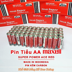 Pin tiểu Maxell AA – Hộp 40 + 8 = 48 Viên