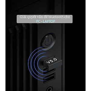 USB BLuetooth 5.0 USB Dongle - Dùng cho PC, Laptop - Kết nối với tai nghe, loa bluetooth, gamepad - Hàng Nhập Khẩu