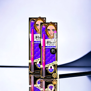 Bút Chì Sáp Kẻ Mí Mắt Không Trôi Nét Vẽ Tự NhiênDạng Xoay Màu Nâu Kissme Heroine Make