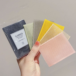 Hộp 10 Miếng Dán Tóc Hình Vuông Dễ Thương Cho Nữ 8X6Cm