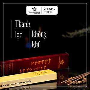 Nhang trầm hương tự nhiên Thiên Mộc Hương | Loại 12 Năm | Không cay mắt, Không Ngứa Mũi, Thơm Nhẹ, Dễ Chịu, An Toàn sức khỏe