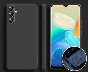 Ốp Lưng Dành Cho Samsung Galaxy A05s Silicone Dẻo Lót Nhung Nỉ Chống Sốc chống bẩn hạn chế bám vân tay - Hàng Nhập Khẩu