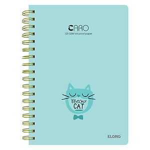 SỔ KLONG CARO LÒ XO KÉP B5 - 200 TRANG; MS: 297