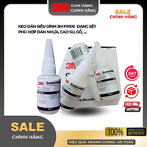 Keo dán đa năng siêu dính Scotch-Weld 20g 3M PR100