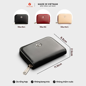 Ví Yuumy ( Thời trang nữ dáng cầm tay nhỏ gọn - Ví da Smooth YV120 )