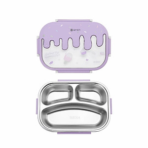 Hộp cơm cho trẻ em chia ngăn inox 304 Elmich Babycare EL-0009  - Hàng chính hãng