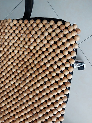 Lót ghế văn phòng Tấm lót ghế vuông hạt gỗ Thông cao cấp KT 45x45cm hạt 18li dùng cho ghế văn phòng