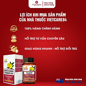 Viên Uống Bổ Sung Nội Tiết New Zealand Nutri Evening Primrose Oil 60 Viên | Giúp Bổ Sung Nội Tiết Tố - Nhập Khẩu Chính Hãng