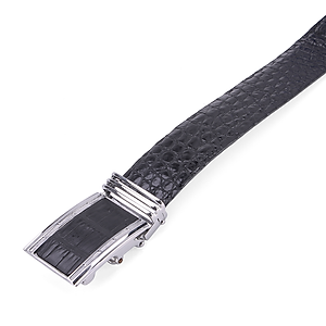  Dây nịt nam da cá sấu màu đen HJ94201-07-10-16-19-22-24