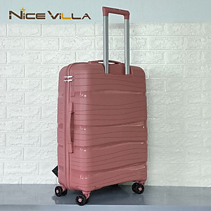 Vali NiceVilla Nhựa Dẻo PP Chống Sốc Chống Va Đập Size 20inch & 24inch & 28inch