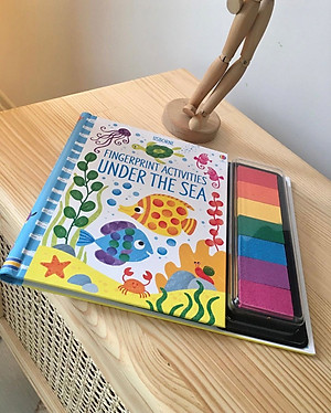 Sách tiếng anh tương tác cho bé - Fingerprint Activities Under the Sea