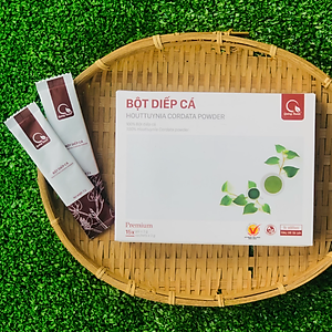 [CHÍNH HÃNG] Bột Diếp Cá Quảng Thanh 100% Nguyên Chất Sấy Lạnh - Hỗ trợ táo bón, trĩ, mát gan, giảm mụn - Hộp tiện lợi 