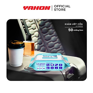 Combo Khăn Ướt Cồn LET-GREEN 50 Miếng/Bao