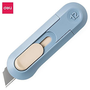 Dao Rọc Giấy Mini Bỏ Túi 25mm Cao Cấp Nusign Deli - Phù Hợp Cắt Xé Dán Thủ Công DIY Bóc Đơn Hàng - NS065