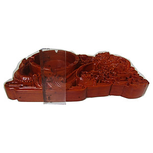 Gạt Tàn Nguyên Khối TOKDODO Gỗ Tự Nhiên Siêu Dày