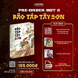 (Postcard chân dung Quang Trung, in màu toàn bộ) BÃO TÁP TÂY SƠN – Trần Hoàng Vũ – Vietales