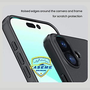 Ốp lưng dành cho iPhone 17 Nillkin Super Frosted Shield Pro Matte dạng sần - Hàng chính hãng