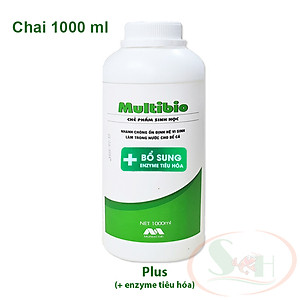 Vi sinh nước MultiBio Plus 125ml, 250ml, 500ml, 1000ml multi bio men khử đục làm trong bể cá tép thủy sinh