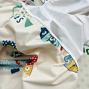 Ra chống thấm không sột soạt, không nóng, không bí hơi vải Cotton mềm mại LoveMama