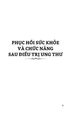Phương Pháp Đieu Trị Bệnh Ung Thư Và Phục Hồi Sức Khoẻ 
