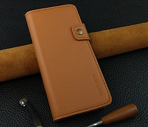 Bao da cho ·điện thoại 12 pro max, 13 pro max handmade dạng ví da bò thật