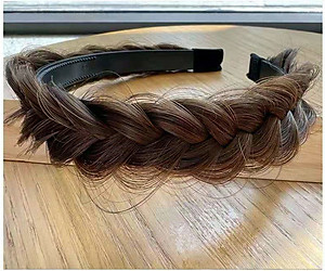 Bờm tóc tết thắt bím tóc giả xương cá phong cách tự nhiên