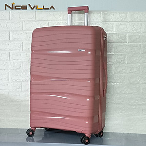Vali NiceVilla Nhựa Dẻo PP Chống Sốc Chống Va Đập Size 20inch & 24inch & 28inch