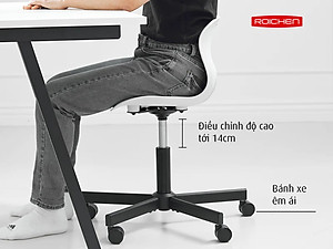 [Ghế Roichen WOW Minh ngọc] Ghế chỉnh dáng ngồi đúng  có chân xoay Roichen - WOW Hàn Quốc. Nhiều màu lựa chọn.
