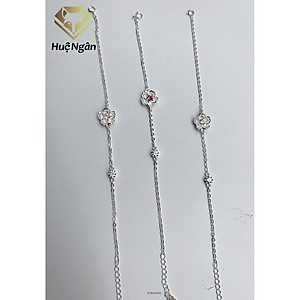 Lắc tay bạc 925 Huệ Ngân - Hoa anh đào RYB140090